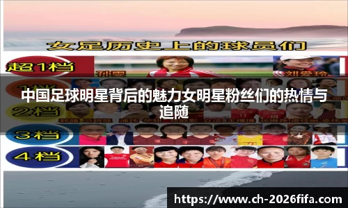 中国足球明星背后的魅力女明星粉丝们的热情与追随
